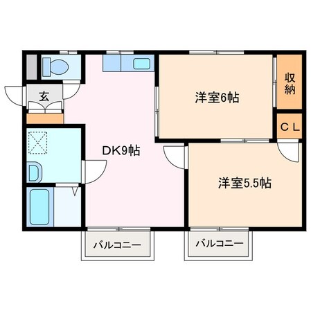 ホワイトヴィラ長太の物件間取画像